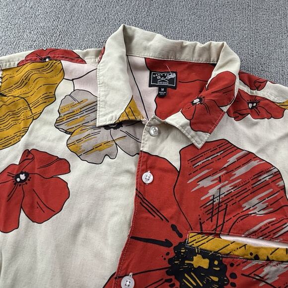 Dark Seas Division Shirt Adult Medium Button Up Short Sleeve Graphic Casual Mens - Picture 8 of 14